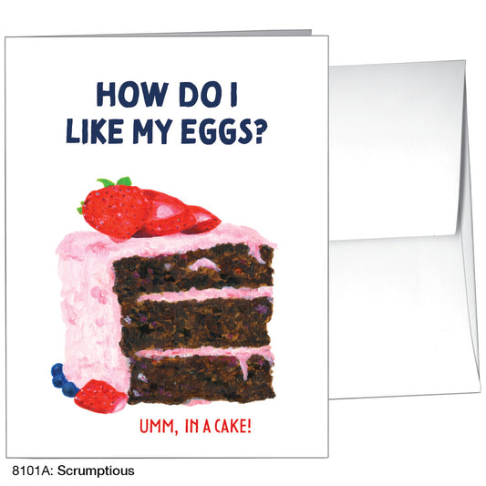 Scrumptious, Greeting Card (8101A), A2, printedcanvas.com