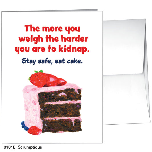 Scrumptious, Greeting Card (8101E), A2, printedcanvas.com