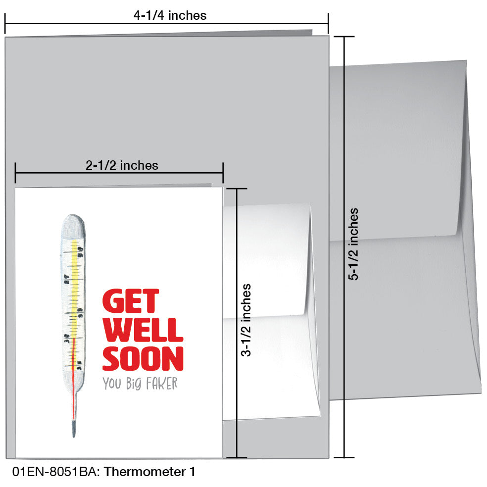 Thermometer 1, Greeting Card (8051BA), Enclosure, www.printedcanvas.com