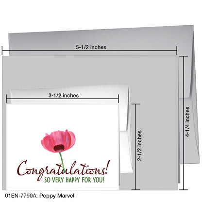 Poppy Marvel, Greeting Card (7790A), Enclosure, printedcanvas.com