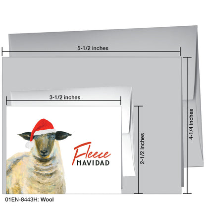 Wool, Greeting Card (8443H), Enclosure, printedcanvas.com