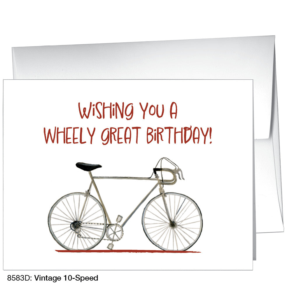 Vintage 10-Speed, Greeting Card (8583D), A2, printedcanvas.com