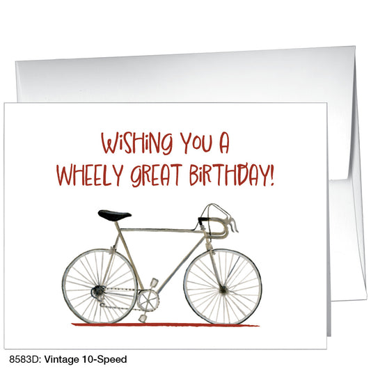 Vintage 10-Speed, Greeting Card (8583D), A2, printedcanvas.com