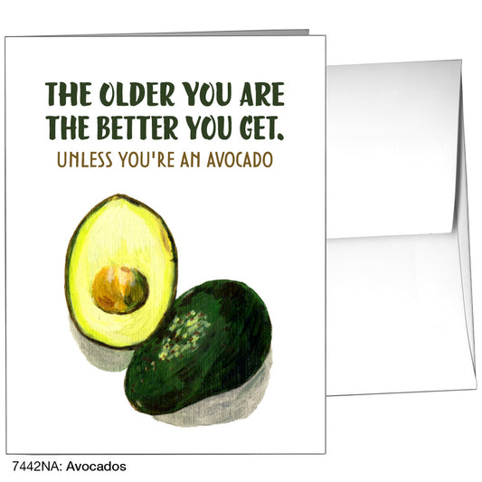 Avocados, Greeting Card (7442NA), A2, printedcanvas.com