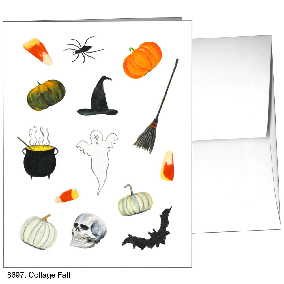 Collage Fall, Greeting Card (8697), A2, printedcanvas.com