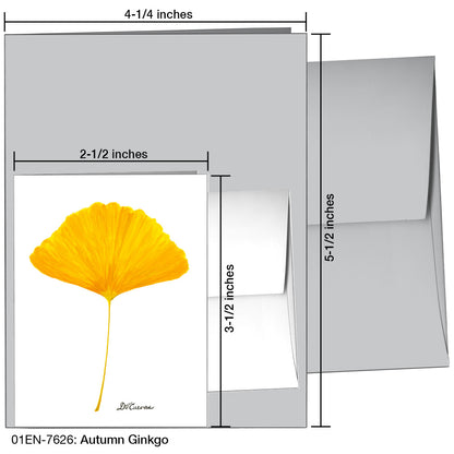 Autumn Ginkgo, Greeting Card (7626), Enclosure, printedcanvas.com