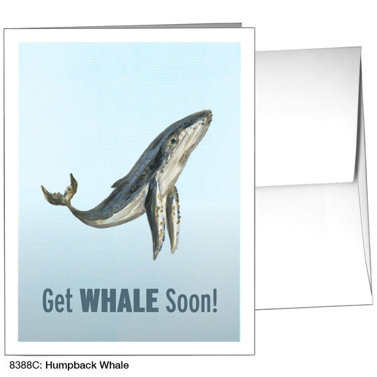 Humpback Whale, Greeting Card (8388C), A2 Card Front, www.printedcanvas.com