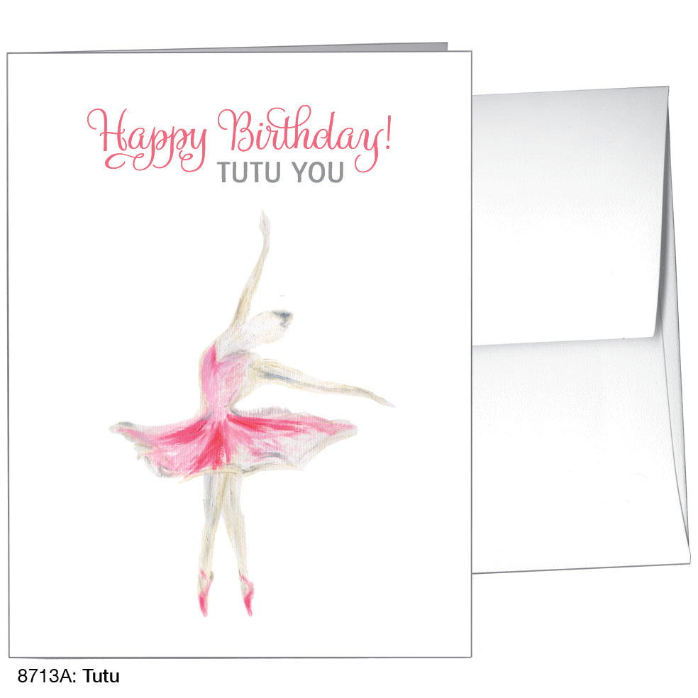 Tutu, Greeting Card (8713A), A2 Card, www.printedcanvas.com