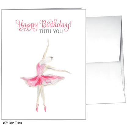 Tutu, Greeting Card (8713A), A2 Card, www.printedcanvas.com