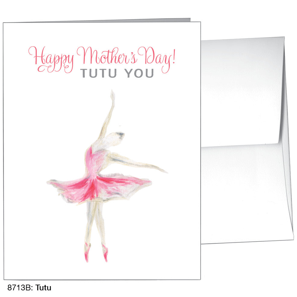 Tutu, Greeting Card (8713B), A2 Card Front, www.printedcanvas.com