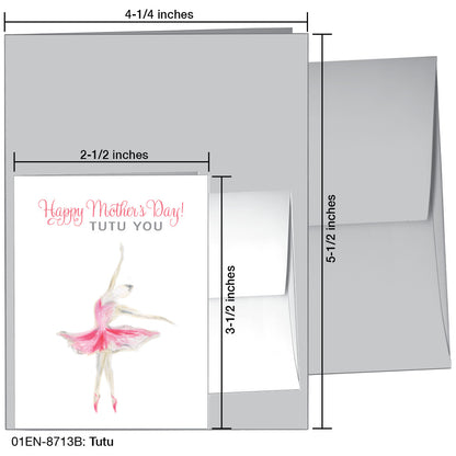 Tutu, Greeting Card (8713B), Enclosure Card, www.printedcanvas.com