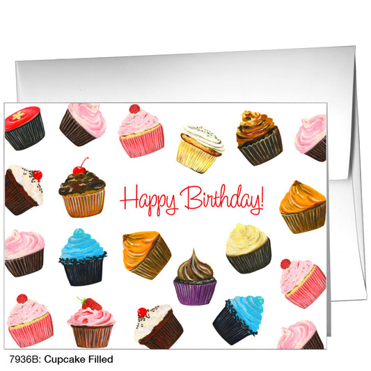 Cupcake Filled, Greeting Card (7936B), A2, printedcanvas.com