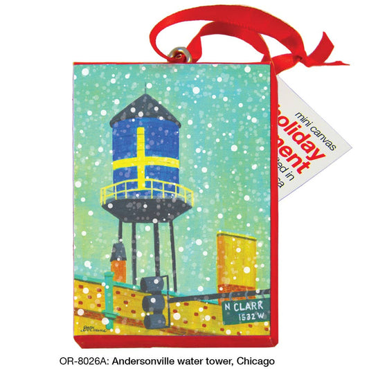 Andersonville Water Tower, Chicago, Ornament (OR-8026A)