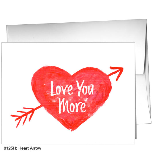Heart Arrow, Greeting Card (8125H), A2, printedcanvas.com