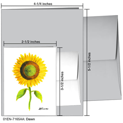 Dawn, Greeting Card (7165AA), Enclosure Card, www.printedcanvas.com