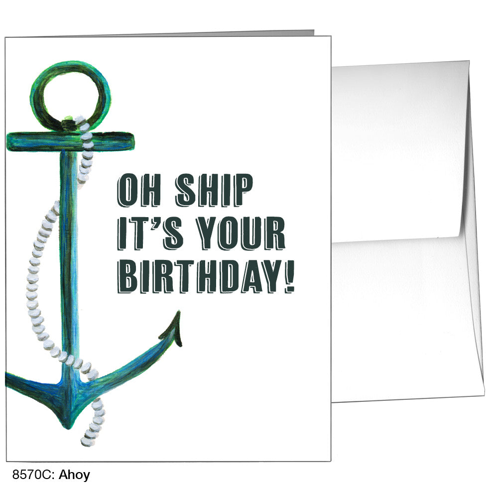 Ahoy, Greeting Card (8570C), A2, printedcanvas.com