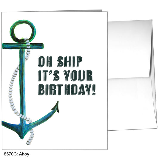 Ahoy, Greeting Card (8570C), A2, printedcanvas.com