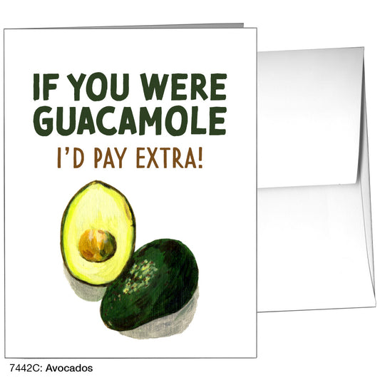 Avocados, Greeting Card (7442C), A2, printedcanvas.com