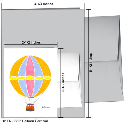 Balloon Carnival, Greeting Card (8655), Enclosure, printedcanvas.com