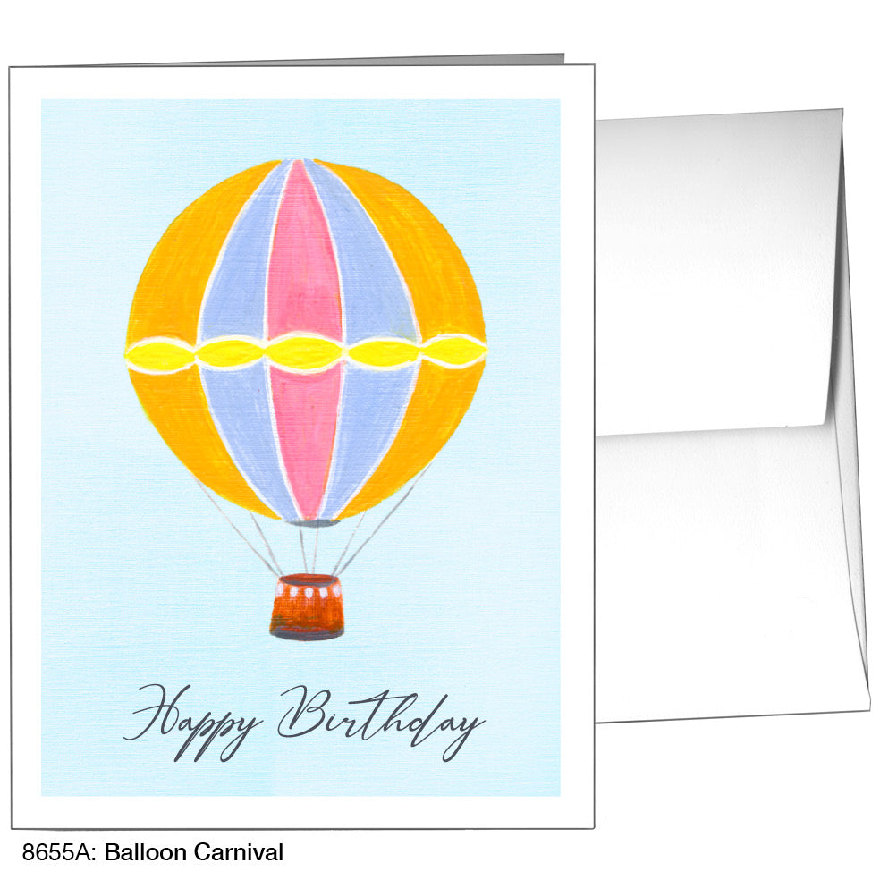 Balloon Carnival, Greeting Card (8655A), A2 Card, www.printedcanvas.com