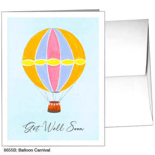Balloon Carnival, Greeting Card (8655B), A2 Card Front, www.printedcanvas.com