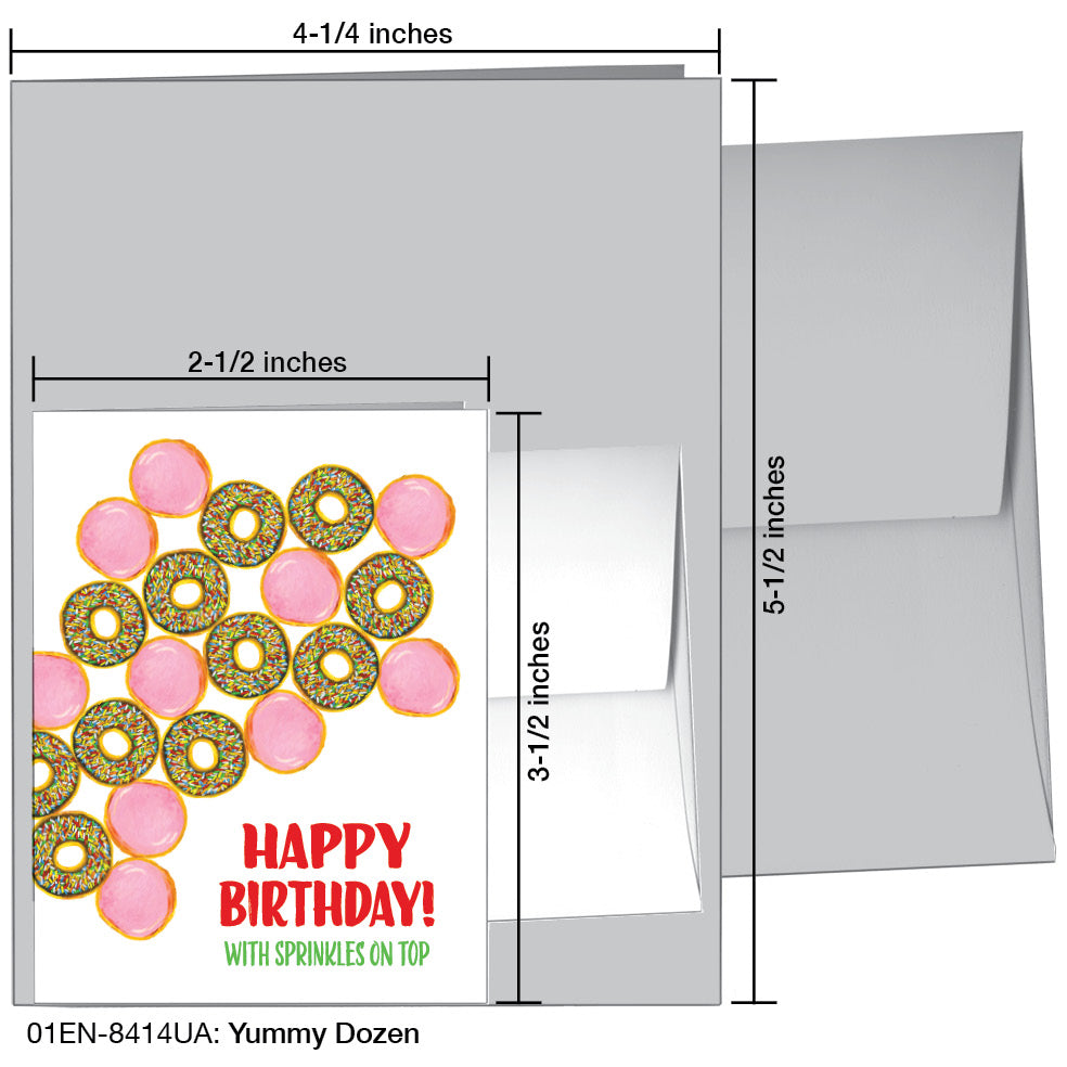 Yummy Dozen, Greeting Card (8414UA), Enclosure, printedcanvas.com