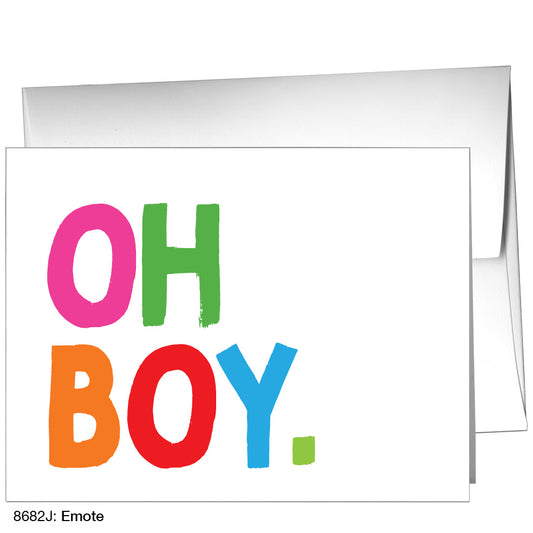 Emote, Greeting Card (8682J), A2 Card Front, www.printedcanvas.com