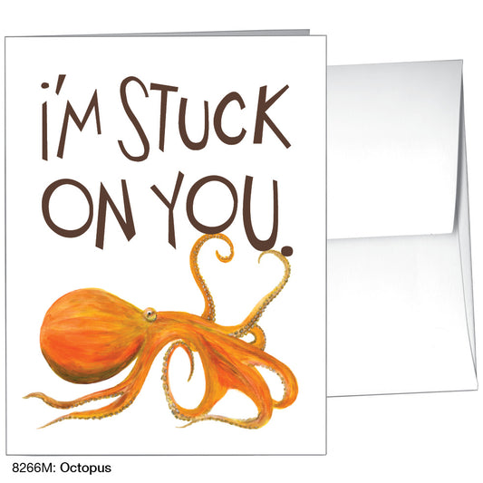 Octopus, Greeting Card (8266M), A2, printedcanvas.com
