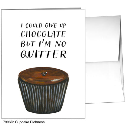 Cupcake Richness, Greeting Card (7996D), A2, printedcanvas.com