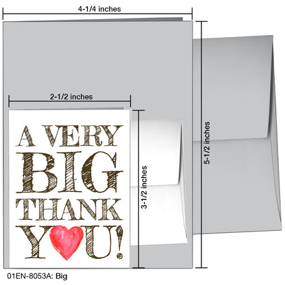 Big, Greeting Card (8053A), Enclosure, printedcanvas.com