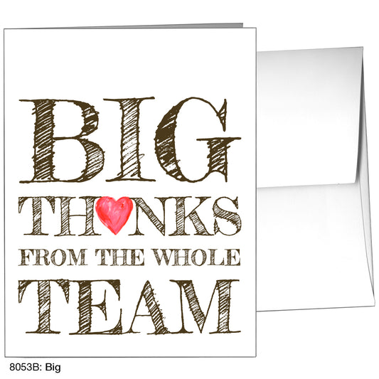 Big, Greeting Card (8053B), A2, printedcanvas.com
