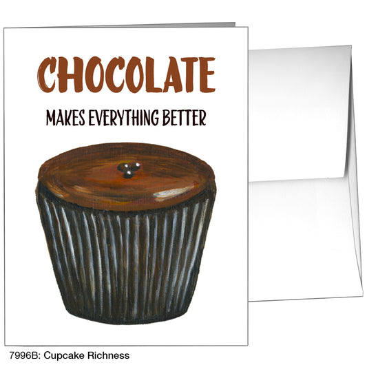 Cupcake Richness, Greeting Card (7996B), A2, printedcanvas.com