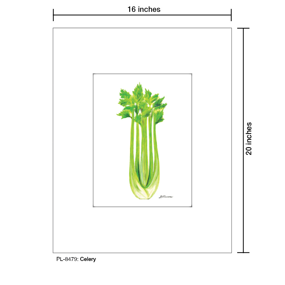 Celery, Print (#8479) - Printed Canvas