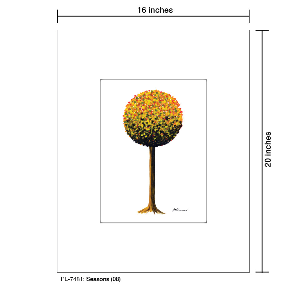 Seasons 08 - Autumn, Print (#7481) - Printed Canvas