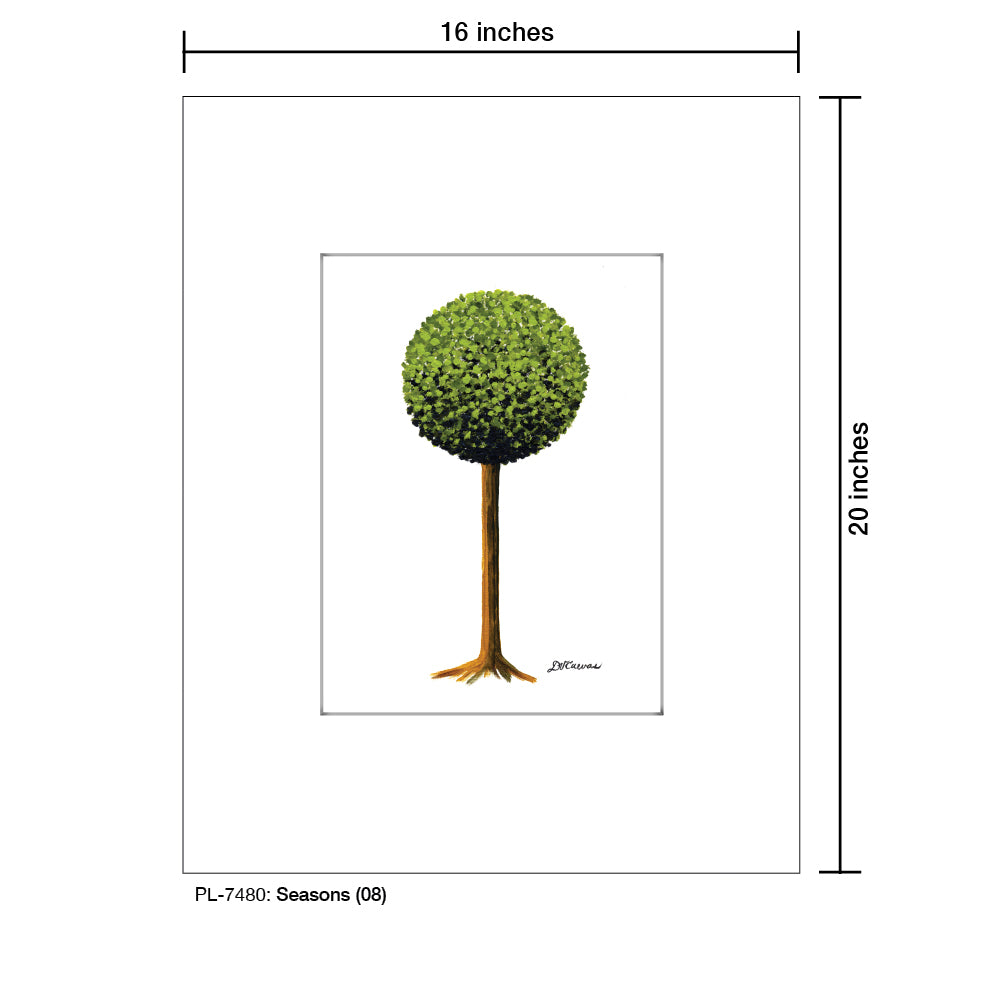 Seasons 08 - Summer, Print (#7480) - Printed Canvas