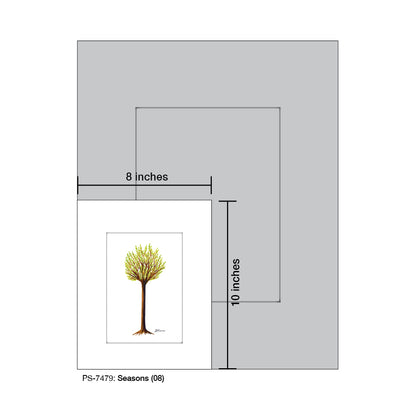 Seasons 08 - Spring, Print (#7479) - Printed Canvas