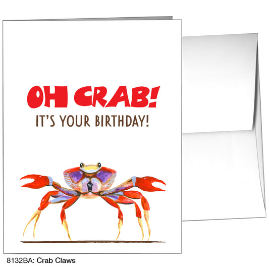 Crab Claws, Greeting Card (8132BA), A2, printedcanvas.com