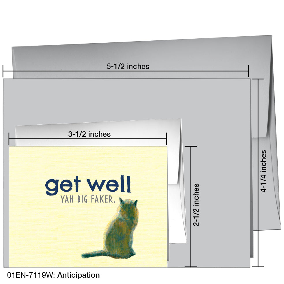 Anticipation, Greeting Card (7119W), Enclosure Card, www.printedcanvas.com