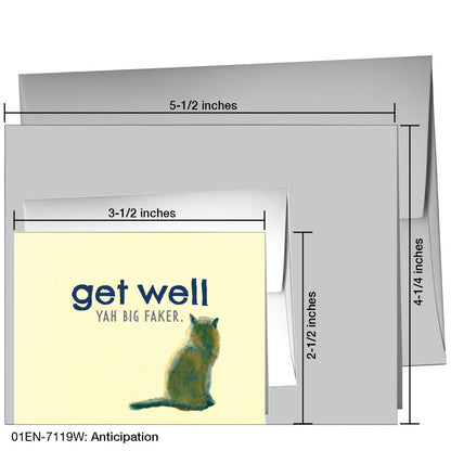 Anticipation, Greeting Card (7119W), Enclosure Card, www.printedcanvas.com