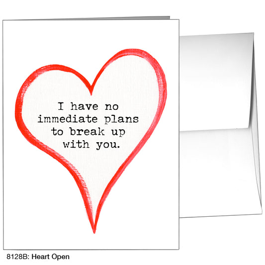 Heart Open, Greeting Card (8128B), A2, printedcanvas.com