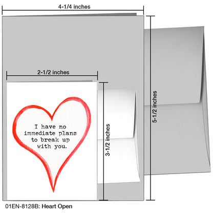 Heart Open, Greeting Card (8128B), Enclosure, printedcanvas.com