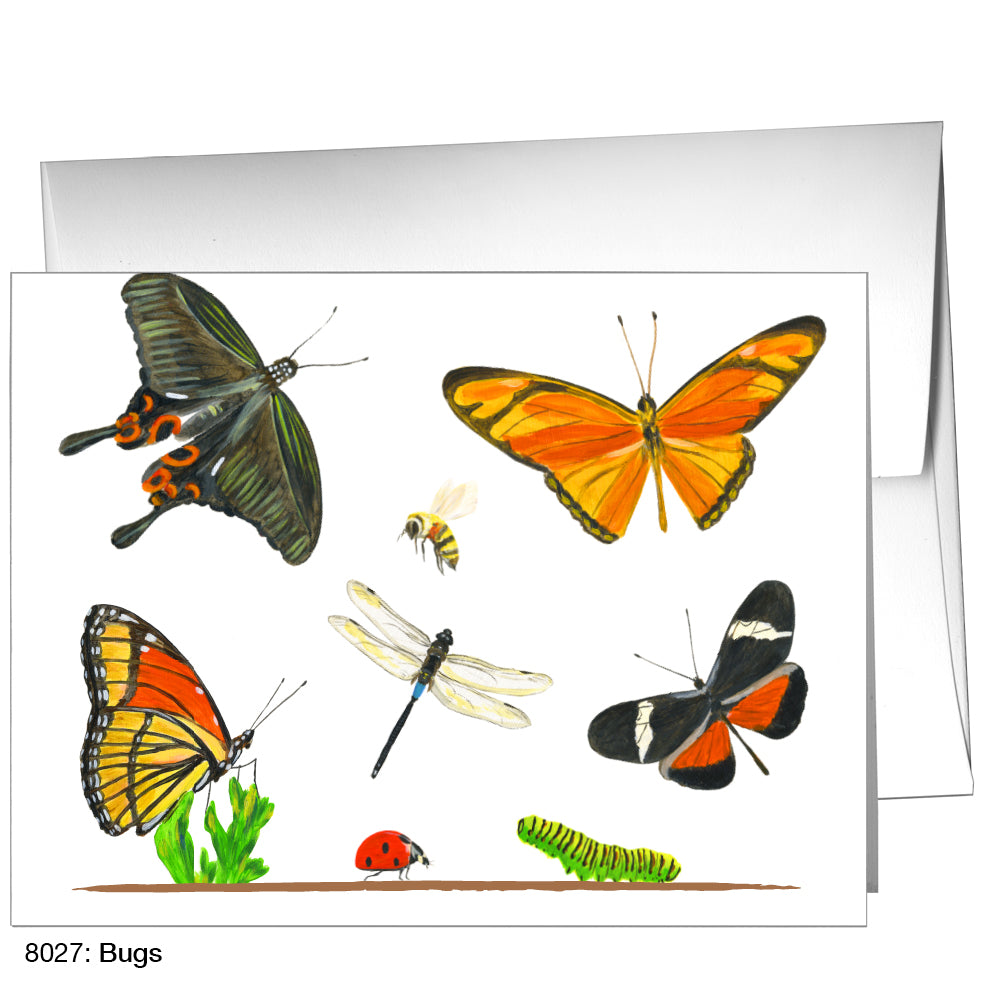 Bugs, Greeting Card (8027), A2, printedcanvas.com