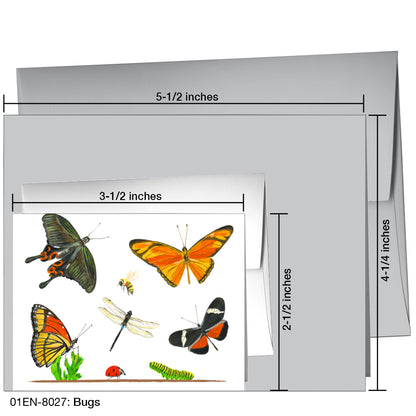 Bugs, Greeting Card (8027), Enclosure, printedcanvas.com