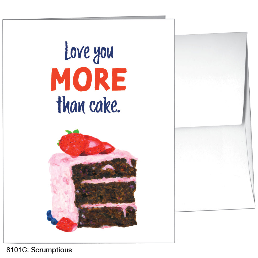 Scrumptious, Greeting Card (8101C), A2, printedcanvas.com