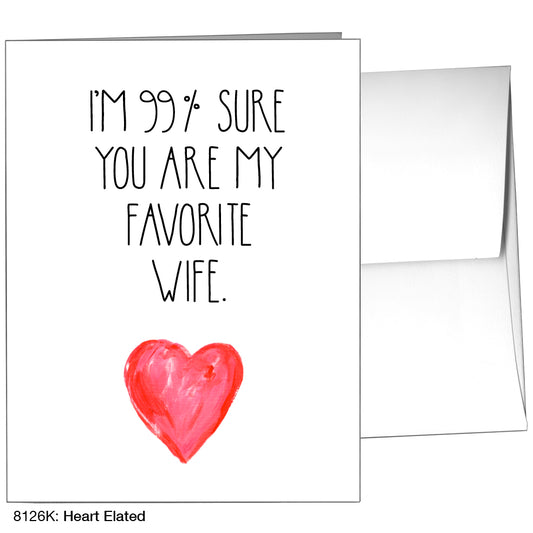 Heart Elated, Greeting Card (8126K), A2, printedcanvas.com