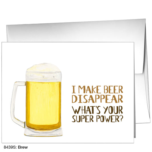 Brew, Greeting Card (8439S), A2, printedcanvas.com