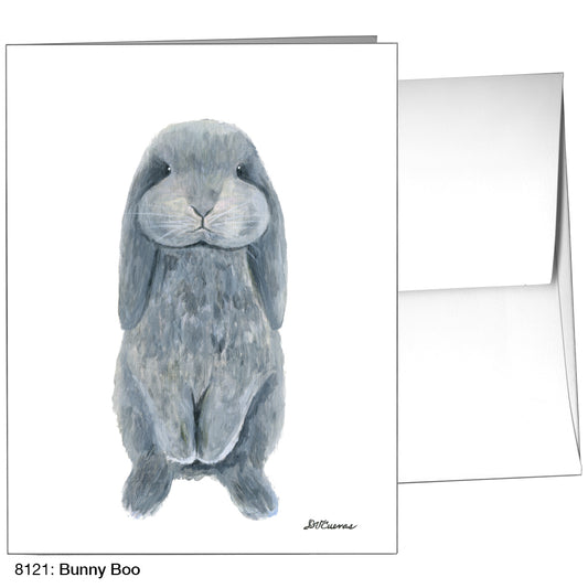Bunny Boo, Greeting Card (8121A), A2 Card Front, www.printedcanvas.com