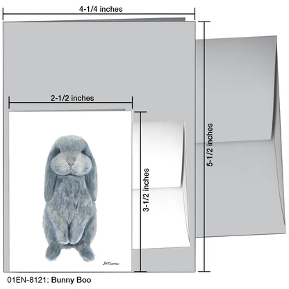 Bunny Boo, Greeting Card (8121A), Enclosure Card, www.printedcanvas.com