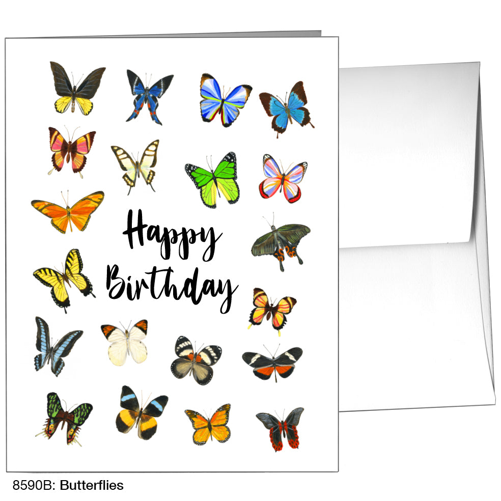 Butterflies, Greeting Card (8590B), A2 Card, printedcanvas.com