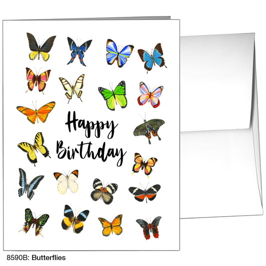 Butterflies, Greeting Card (8590B), A2 Card, www.printedcanvas.com